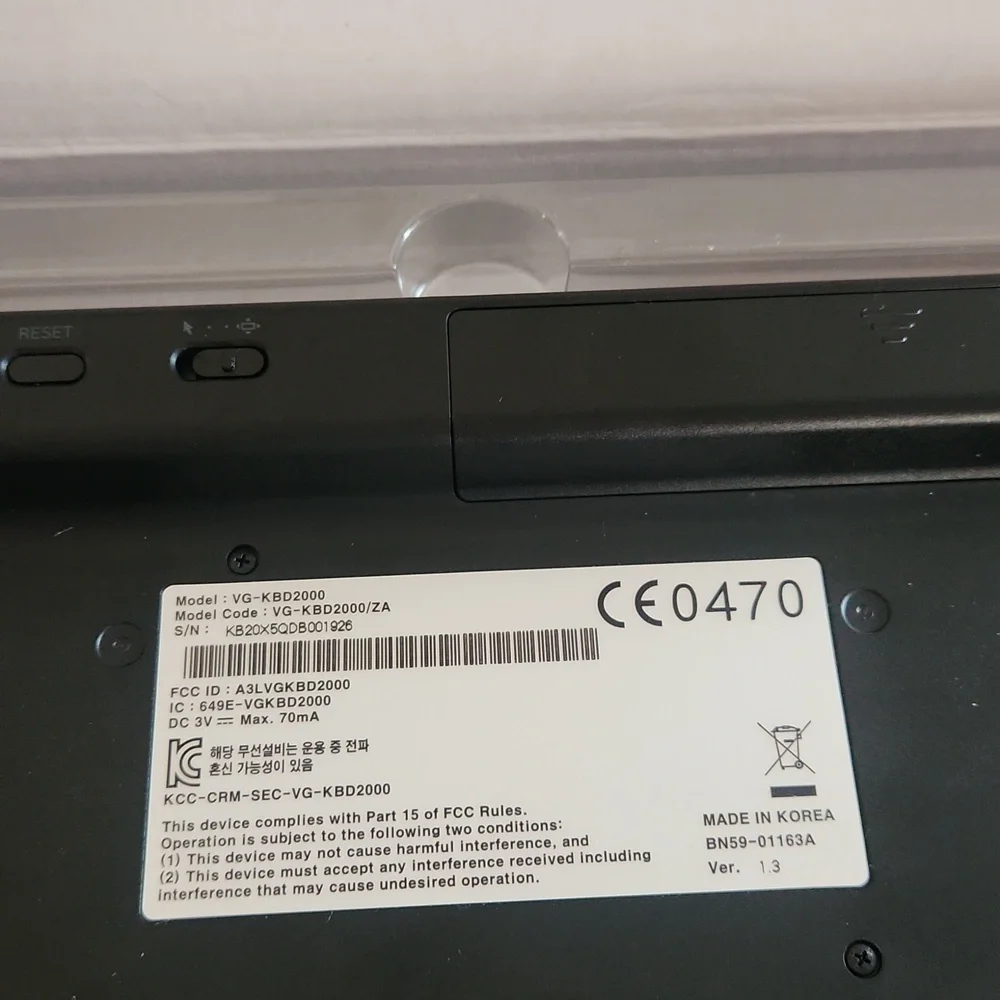 Samsung Wireless Keyboard for Smart TV